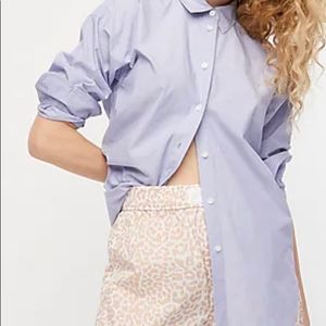 Jcrew Cotton poplin boxer short in soft spots